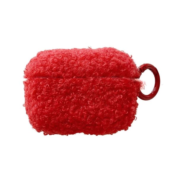 AirPods Pro 2 plysetui med spænde - Rød Red