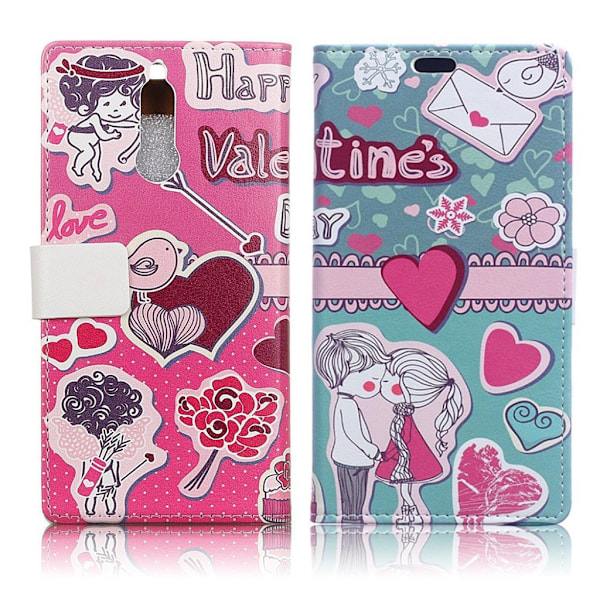 Huawei Mate 10 Lite Etui med charmerende motiv - Love elemneter Multicolor