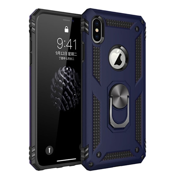 Bofink Combat iPhone Xs Max kuoret - Sininen Blue