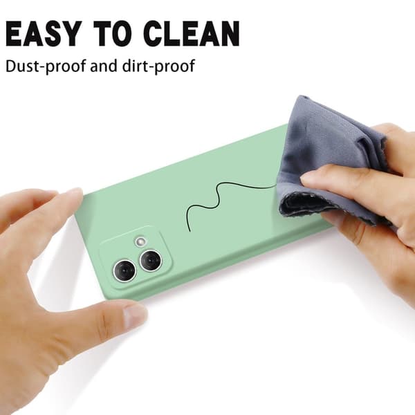 Matte Liquid silikone cover til Motorola Moto G84 - Grøn Green