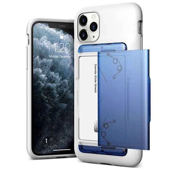 Vrs Design Damda Glide Shield For iPhone 11 Pro Max - Hvit Blå - Svart Black