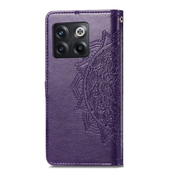 Mandala OnePlus 10T / Ace Pro Flippetui - Lilla Purple