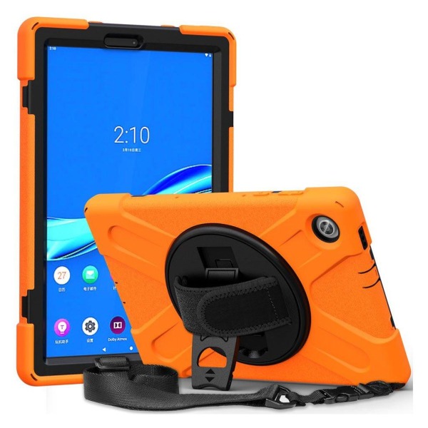 Lenovo Tab M10 FHD Plus hybridi silikonikotelo - Oranssi Orange