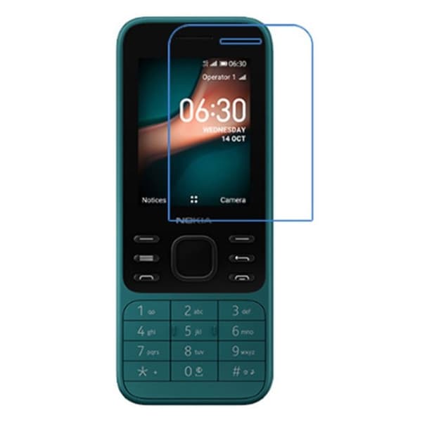 Erittäin kirkas Nokia 6300 4G näytönsuojus Transparent