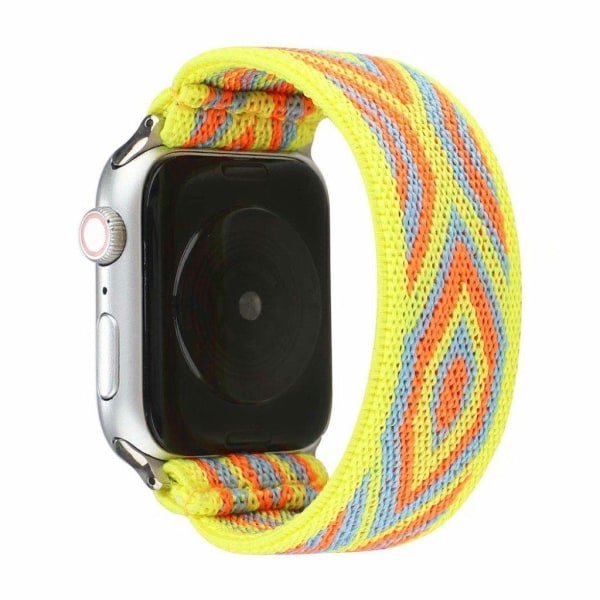 Apple Watch Series 6 / 5 40mm trasa mönster klockarmband - gul T Gul