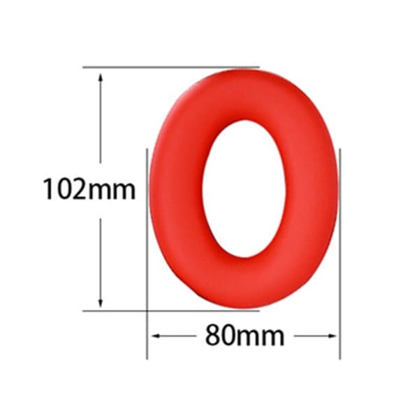 1 pari Sony WH-CH720N silikonikorvapehmuste - Punainen Red