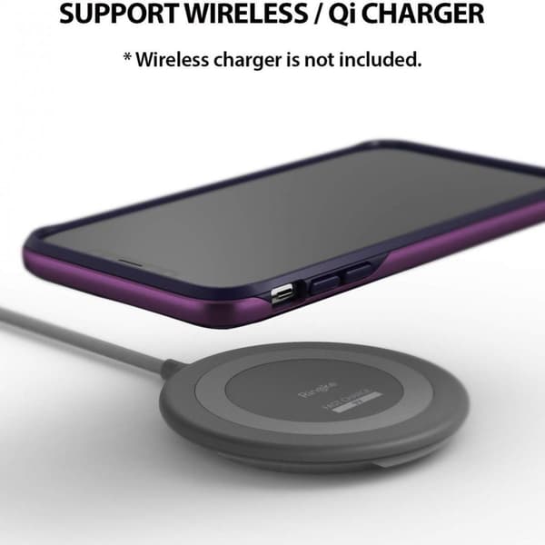 Ringke WAVE for iPhone XS Max - Metallisk Lilla Purple