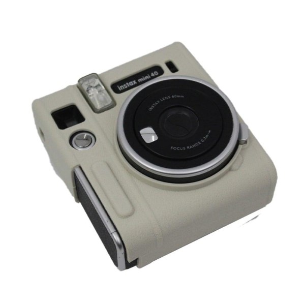 Fujifilm Instax Mini 40 silikonisuojus - Harmaa Silver grey