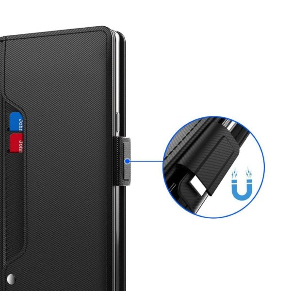 Phone Suojakotelo With Make-up Mirror And Slick Design For OnePlus 11 - Sininen Blue