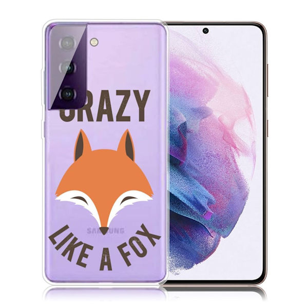 Deco Samsung Galaxy S21 FE Etui - Ræv Orange