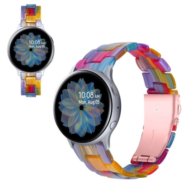 Samsung Galaxy Watch (42mm) / Active marble-like watch band - Ra Multicolor