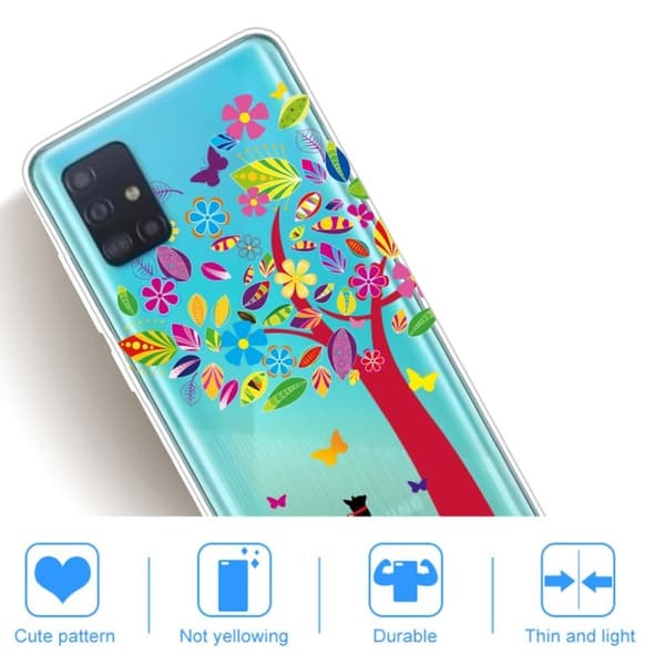 Deco Samsung Galaxy A31 skal - Färgglatt Träd multifärg