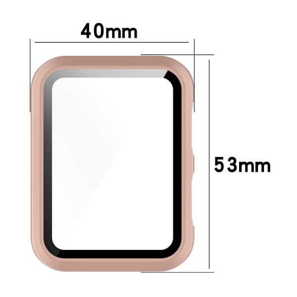 Huawei Watch D protective cover with tempered glass screen protector - Black Svart