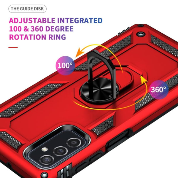 Bofink Combat Samsung Galaxy M52 5G Suojakotelo - Punainen Red