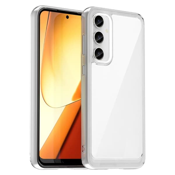 Samsung Galaxy S23 FE smart akryldeksel - Gjennomsiktig Transparent