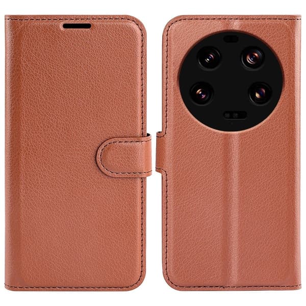 Classic Xiaomi 13 Ultra Läppäkotelo - Ruskea Brown
