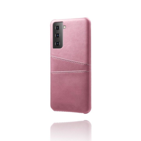 Dual Card Samsung Galaxy S21 Plus 5G kotelot - Ruusukulta Pink