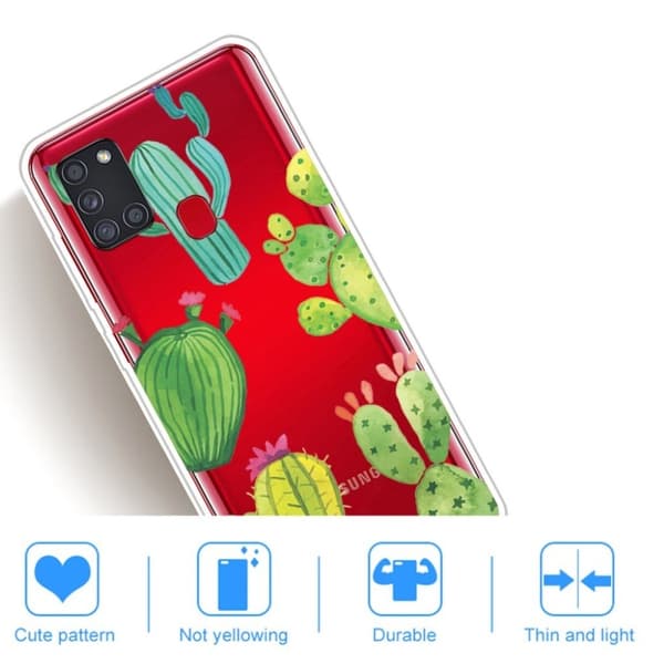 Deco Samsung Galaxy A21s cover - Grøn Green