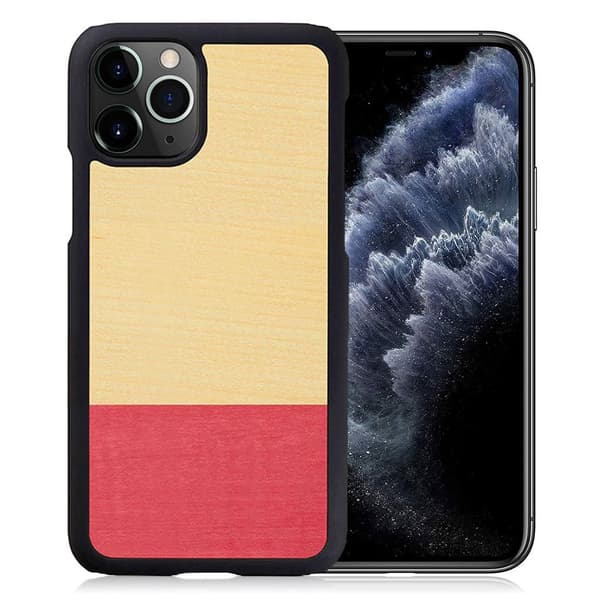 Man & Wood premium etui for iPhone 11 Pro - Miss Match Beige