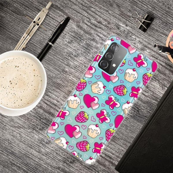 Deco Samsung Galaxy A52 5G Etui - Smultring Multicolor