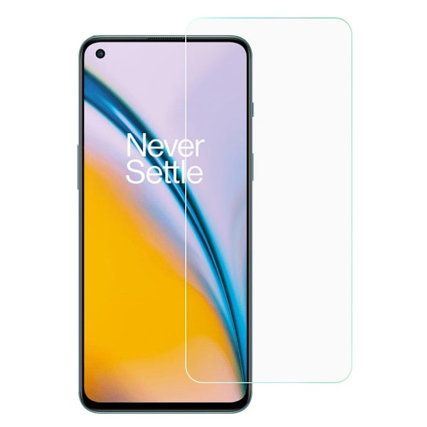 AMORUS skærmbeskytter i hærdet glas med buet kant til OnePlus Nord 2 5G Transparent