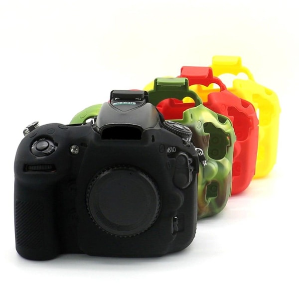 Nikon D810 silikoneovertræk - Sort Black