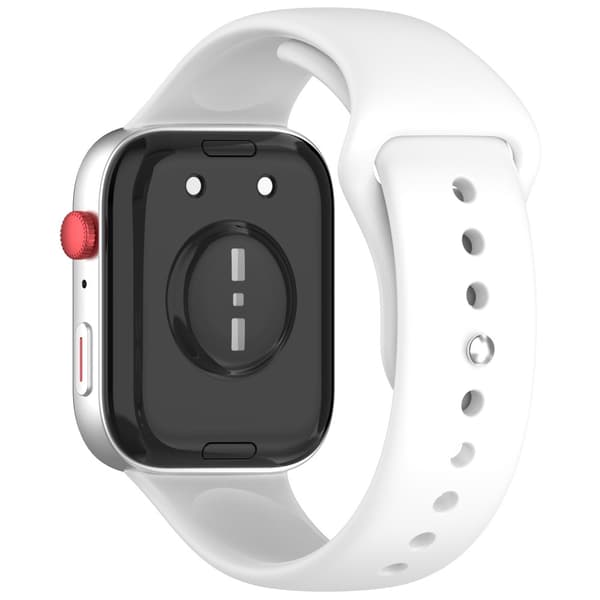 Huawei Watch Fit 3 klockarmband i silikon med omvänt spänne - Vit Vit