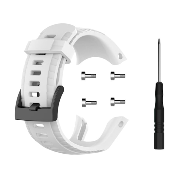 Suunto 5 classic klockarmband i silikon - Vit Vit