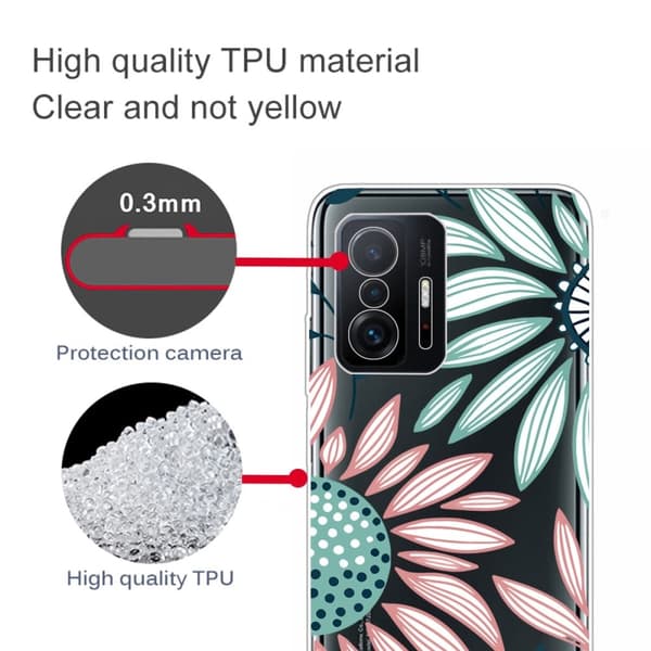 Marble Xiaomi 11T Suojakotelo - Sunflower Multicolor