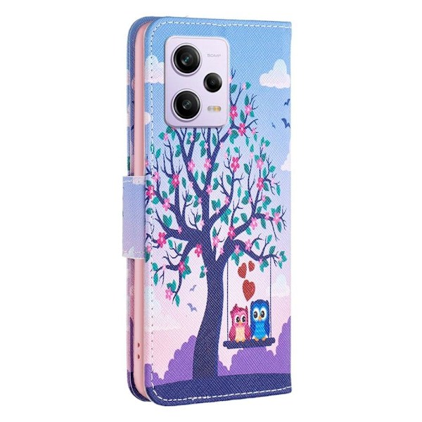 Wonderland Xiaomi Poco X5 Pro Flip Etui - To Ugler Purple