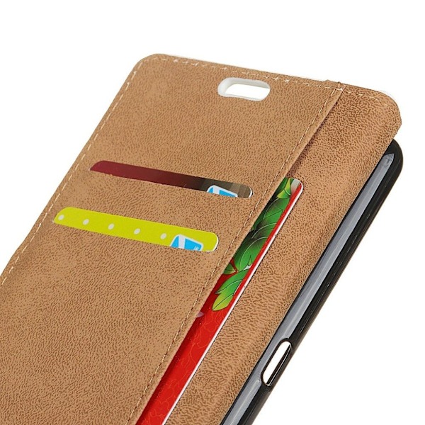 Sony Xperia 10 mønster læder etui - Retro Poststempel Multicolor