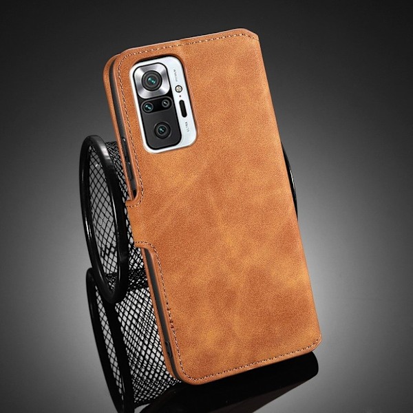 DG.Ming Xiaomi Redmi Note 10 Pro Retro Etui - Brun Brown