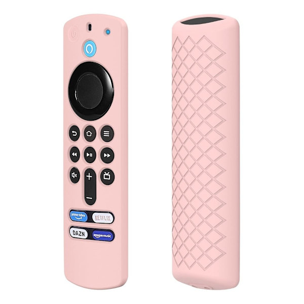 Amazon Alexa Voice Remote (3rd Gen) silikonisuojus - Pinkki Pink