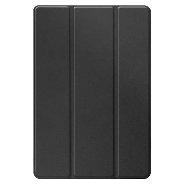 Litchi tri-fold läderfodral för Amazon Fire HD (2021) - Svart Svart