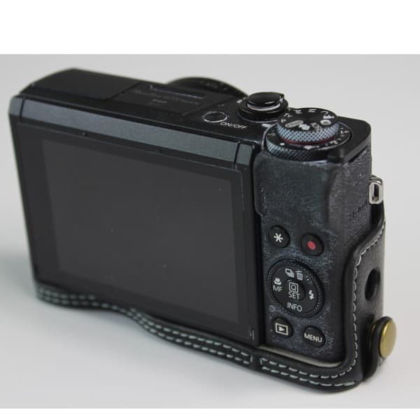 Canon Powershot G7 X Mark Ii Holdbar Læretui - Svart Black