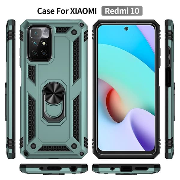 Bofink Combat Xiaomi Redmi 10 skal - Grön Grön