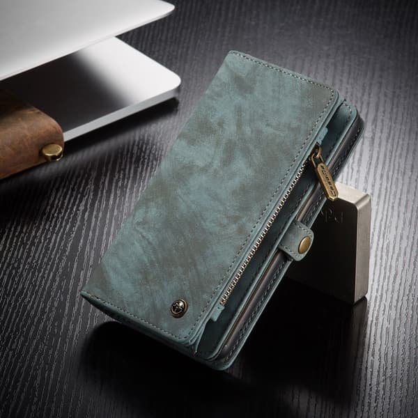 CaseMe Samsung Galaxy S20 Zipper Wallet Etui - Blå Blue