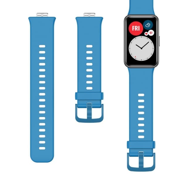 Huawei Watch Fit simple silikone rem - babyblå Blue