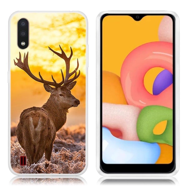 Deco Samsung Galaxy A01 skal - Älg Brun