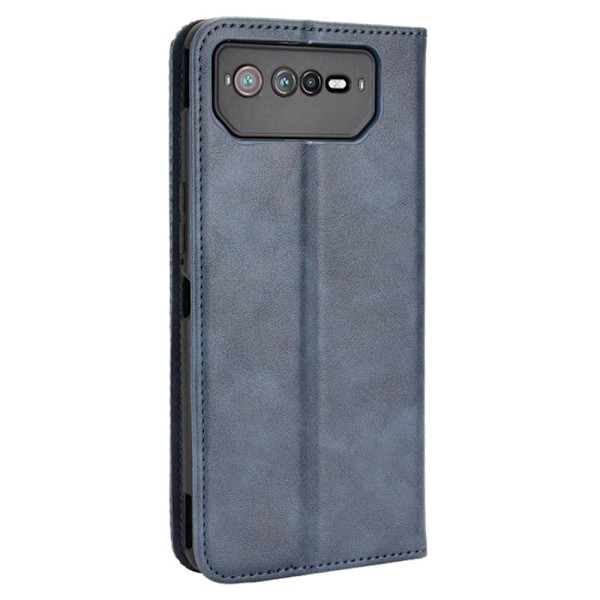 Bofink Vintage läder Asus ROG Phone 6 / Asus ROG Phone 6 Pro fodral - Blå Blå