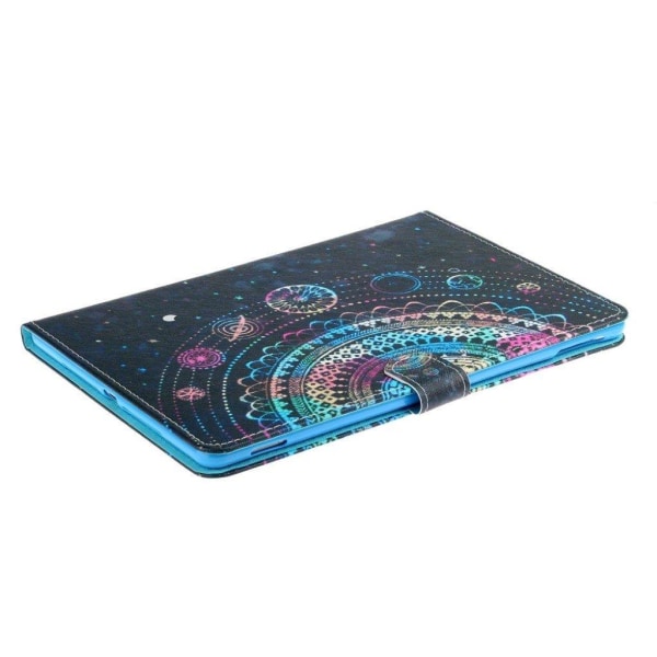 iPad 10.2 (2019) trendy patterned leather flip case - Colorful P Multicolor