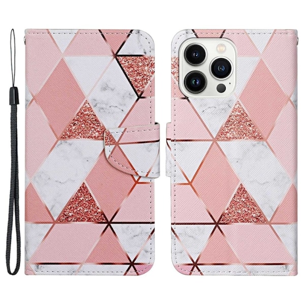 Wonderland iPhone 14 Pro fodral -Rosa Rosa