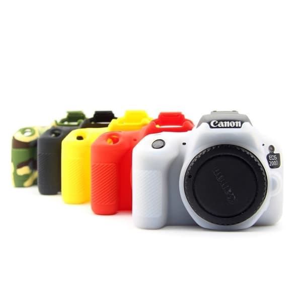 Canon EOS 200D kameraskydd silikonmaterial stötdämpande - Kamoflage multifärg
