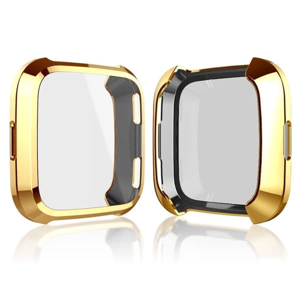 Fitbit Versa elegant elektropläteringsfodral - Guld Guld