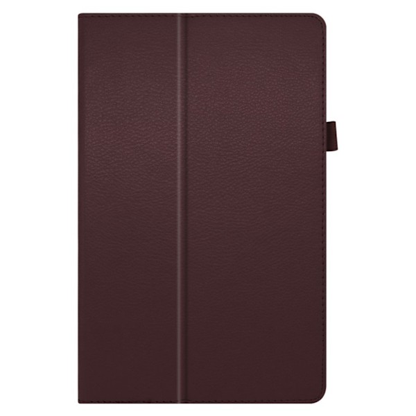 Lenovo Tab M10 FHD Plus litchi læderetui - Kaffe Brown