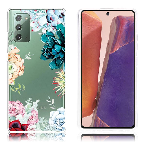 Deco Samsung Galaxy Note 20 skal - Vacker Blomma multifärg