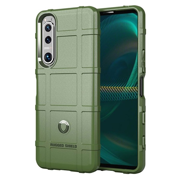 Rugged Shield case Sony Xperia 5 III - Grøn Green