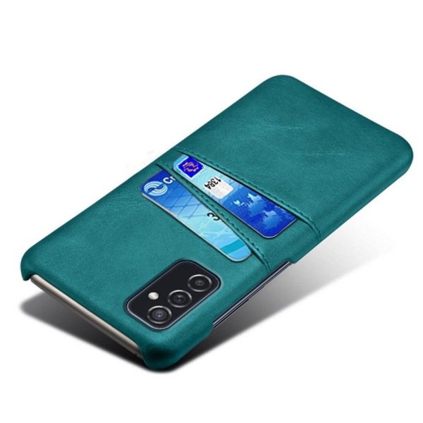 Dual Card Etui Samsung Galaxy M52 5G - Grøn Green