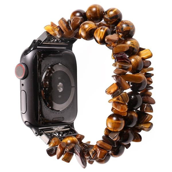 Apple Watch (45mm) luonnonkivet - Ruskea Brown