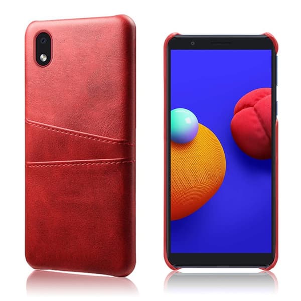 Dual Card Samsung Galaxy M01 Core kotelot - Punainen Red